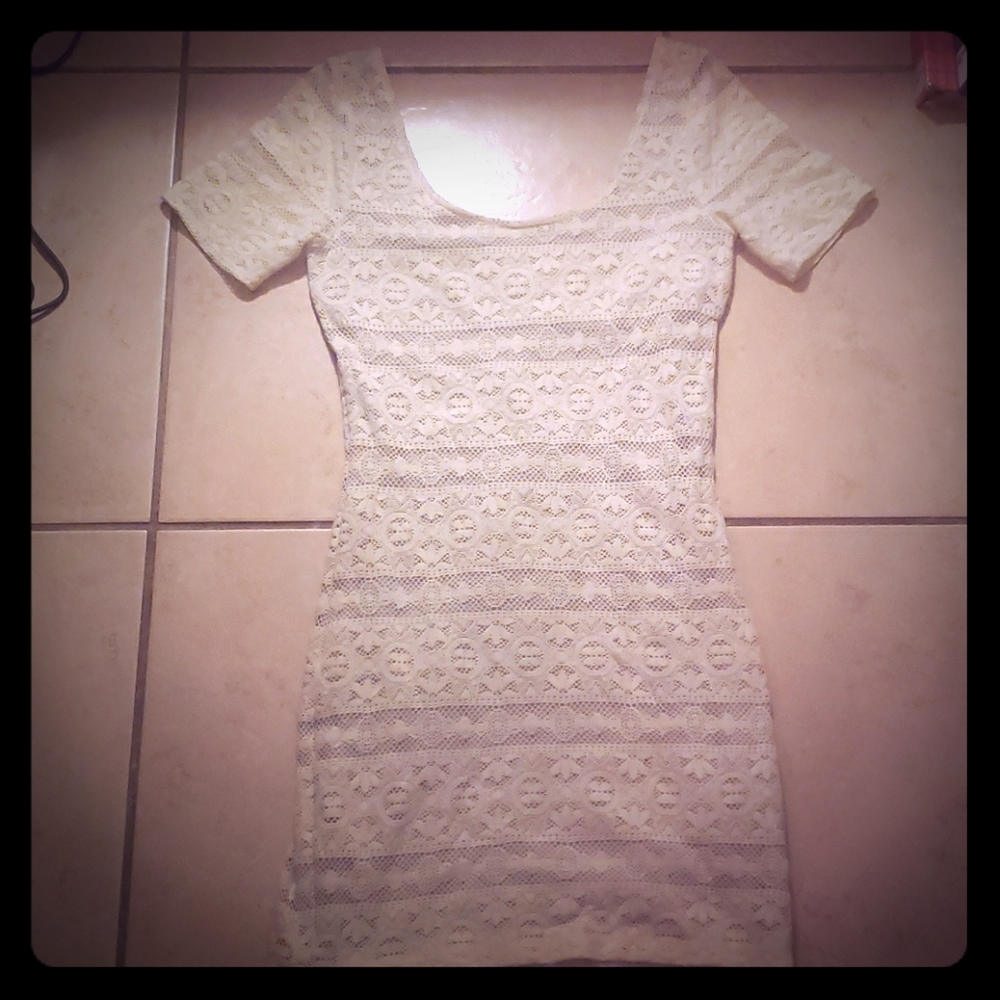 Cream dress